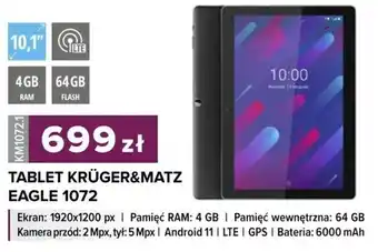 Rebel Electro TABLET KRÜGER&MATZ EAGLE 1072 oferta