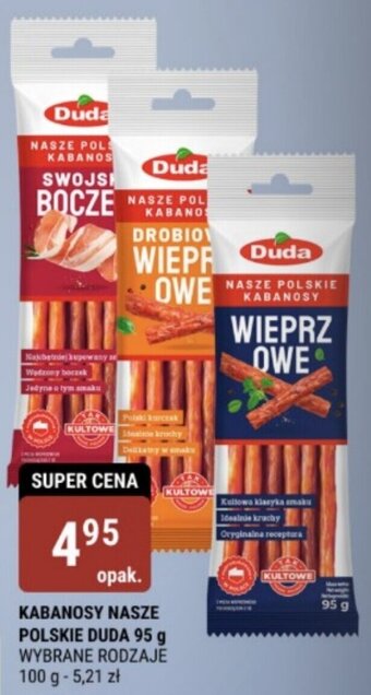 bi1 KABANOSY NASZE POLSKIE DUDA 95 g oferta