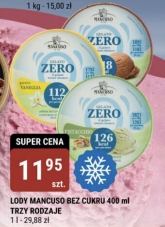 LODY MANCUSO BEZ CUKRU 400 ml