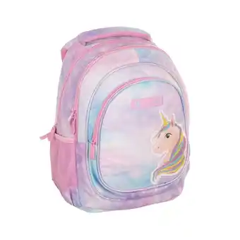 Decathlon Plecak trzykomorowy astrabag pastelowy unicorn ombre oferta