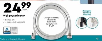 Biedronka Wąż prysznicowy 150 cm oferta
