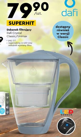 Biedronka Dzbanek filtrujący Dafi Crystal Classic/Unimax oferta