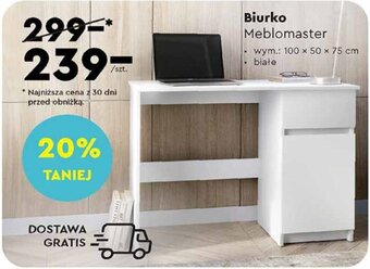 Biedronka Biurko Meblomaster oferta