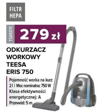 Rebel Electro ODKURZACZ WORKOWY TEESA ERIS 750 oferta