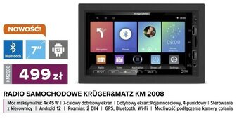 Rebel Electro RADIO SAMOCHODOWE KRÜGER&MATZ KM 2008 oferta