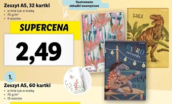 Lidl Zeszyt A5, 32 kartki oferta