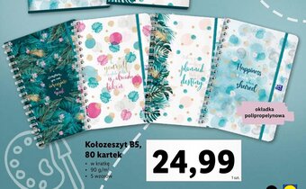Lidl Kołozeszyt B5, 80 kartek oferta