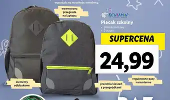 Lidl BENIAMIN Plecak szkolny oferta