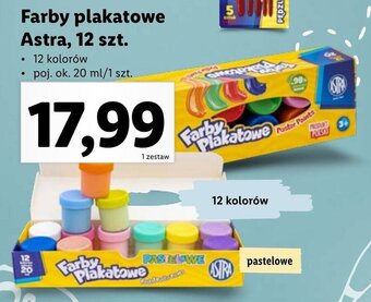 Lidl Farby plakatowe Astra, 12 szt. oferta