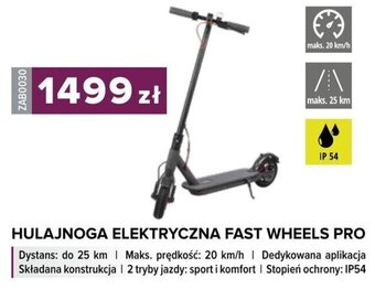 Rebel Electro HULAJNOGA ELEKTRYCZNA FAST WHEELS PRO oferta