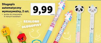 Lidl Długopis automatyczny wymazywalny, 2 szt. oferta