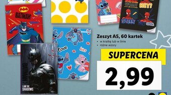 Zeszyt A5, 60 kartek