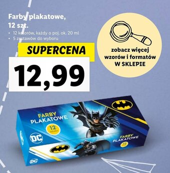 Lidl Farby plakatowe, 12 szt. oferta