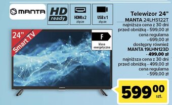 Carrefour Telewizor 24" MANTA 24LHS122T oferta