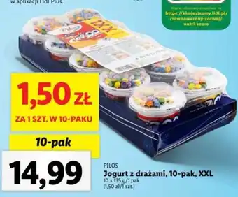 Lidl PILOS Jogurt z drażami, 10-pak 10 x 135 g oferta