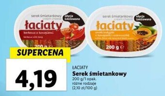 Lidl ŁACIATY Serek śmietankowy 200 g oferta