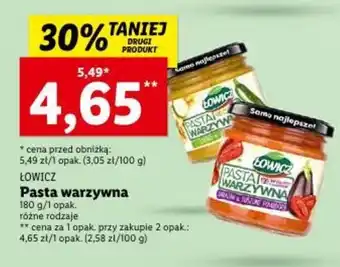 ŁOWICZ Pasta warzywna 180g