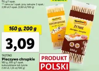 Lidl TASTINO Pieczywo chrupkie 160 g, 200 g oferta