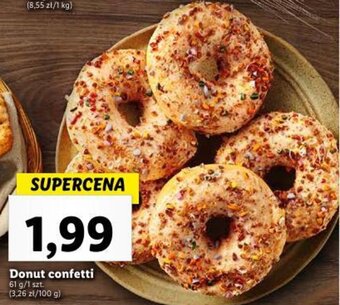 Lidl Donut confetti 61 g oferta