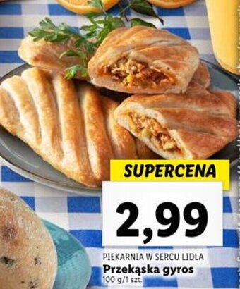 Lidl PIEKARNIA W SERCU LIDLA Przekąska gyros 100 g oferta