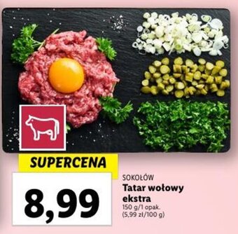 Lidl SOKOŁÓW Tatar wołowy ekstra 150 g oferta