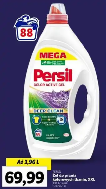 Lidl PERSIL Żel do prania kolorowych tkanin, 3,96 L oferta