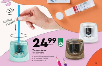 Biedronka Temperówka elektryczna oferta