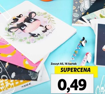 Lidl Zeszyt A5, 16 kartek oferta