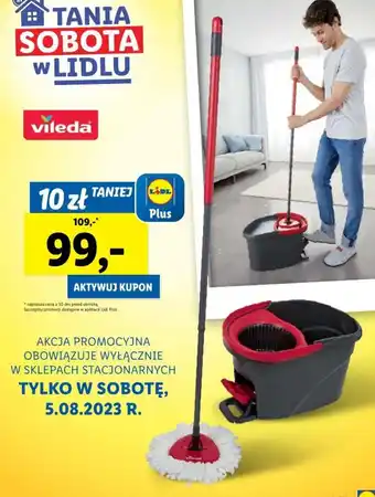 Lidl vileda mop + wiadro oferta