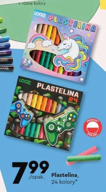 Biedronka Plastelina, 24 kolory oferta