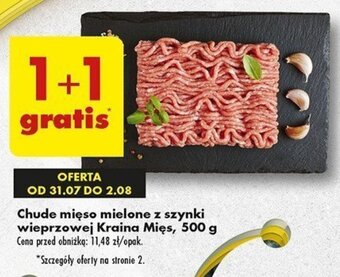 Biedronka Chude mięso mielone z szynki wieprzowej Kraina Mięs, 500 g oferta
