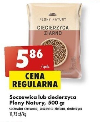 Biedronka Soczewica lub ciecierzyca Plony Natury, 500 g oferta