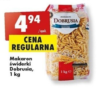 Biedronka Makaron świderki Dobrusia, 1 kg oferta