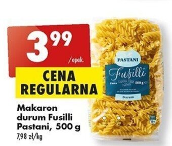 Biedronka Makaron durum Fusilli Pastani, 500 g oferta