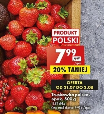 Biedronka Truskawka polska, opak. 500 g oferta