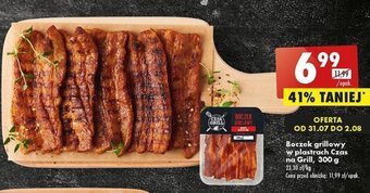Biedronka Boczek grillowy w plastrach Czas na Grill, 300 g oferta