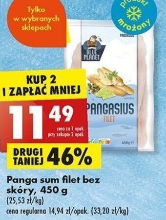 Biedronka Panga sum filet bez skóry, 450 g oferta