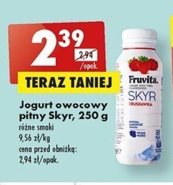 Biedronka Jogurt owocowy pitny Skyr, 250 g oferta