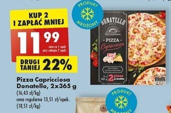 Biedronka Pizza Capricciosa Donatello, 2x365 g oferta