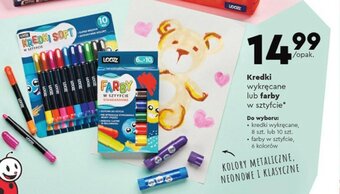Biedronka Kredki wykręcane lub farby w sztyfcie* oferta