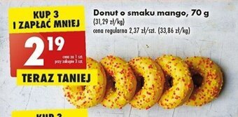 Biedronka Donut o smaku mango, 70 g oferta