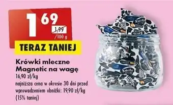 Biedronka Krówki mleczne Magnetic 100g oferta