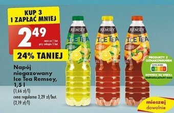 Biedronka Napój niegazowany Ice Tea Remsey, 1,5l oferta