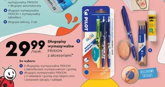 Biedronka Długopisy wymazywalne FRIXION z akcesoriami* oferta