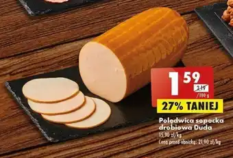 Biedronka Polędwica sopocka drobiowa Duda 100 g oferta