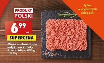 Biedronka Mięso mielone z uda indyka na kotlety Kraina Mięs, 400 g oferta