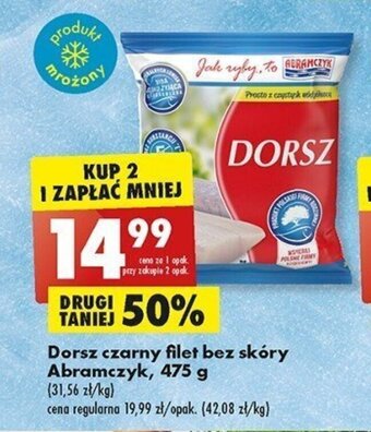 Biedronka Dorsz czarny filet bez skóry Abramczyk, 475 g oferta