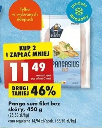 Biedronka Panga sum filet bez skóry, 450 g oferta