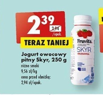 Biedronka Jogurt owocowy pitny Skyr, 250 g oferta