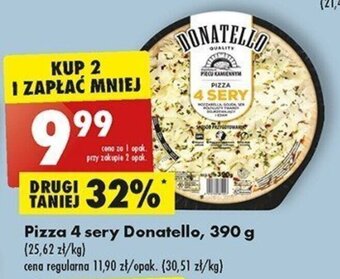 Biedronka Pizza 4 sery Donatello, 390 g oferta